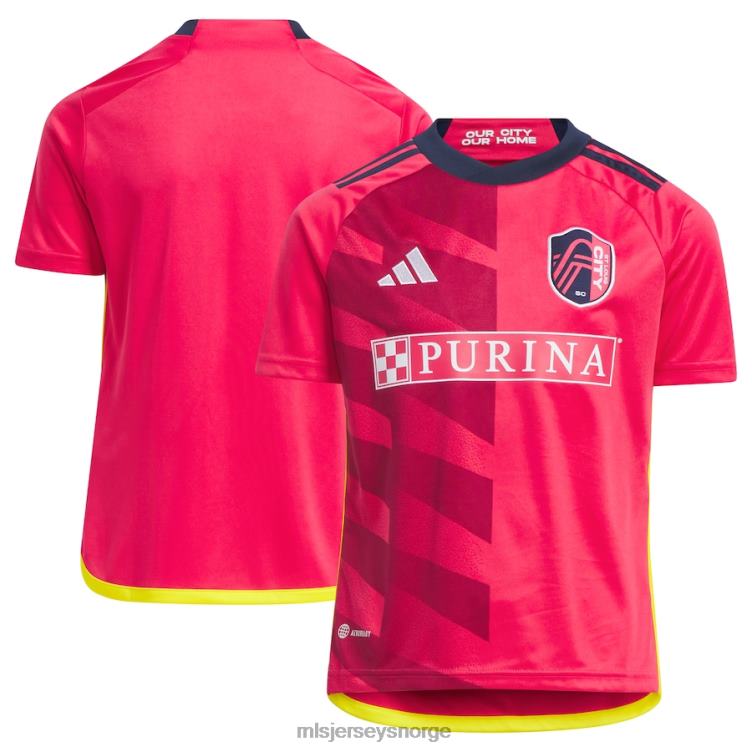 MLS Jerseys barn st. louis city sc adidas rød 2023 city kit replica jersey 6JL046 jersey